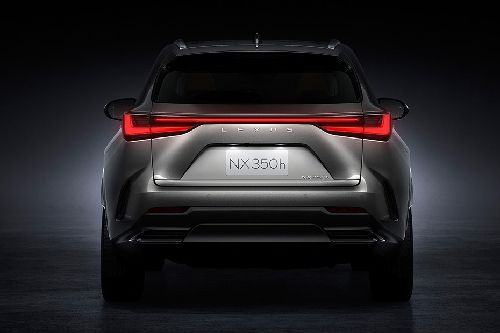 Rear Medium View of Lexus NX Hybrid (2022-2024)