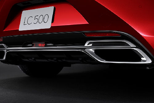 Exhaust Pipe of Lexus LC