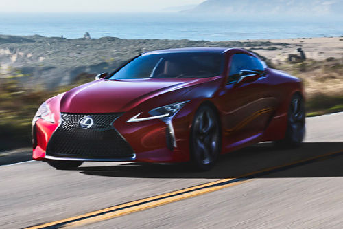 Lexus  LC Front angle low view