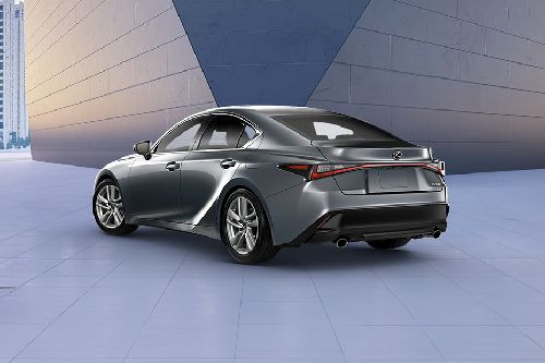 Rear Cross Side View of Lexus IS