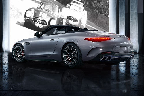 Rear Cross Side View of Mercedes-Benz AMG SL 2026 