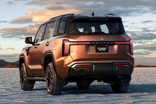 Rear Medium View of Mitsubishi Pajero
