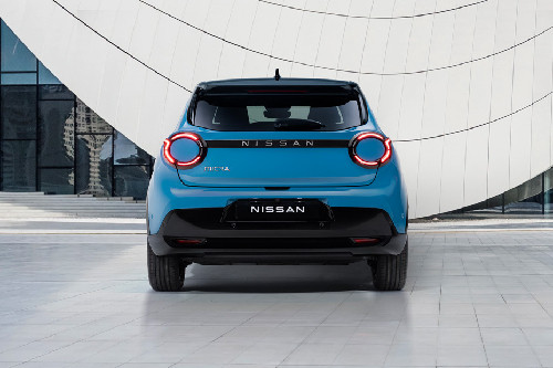 Full Rear View of Nissan Micra EV