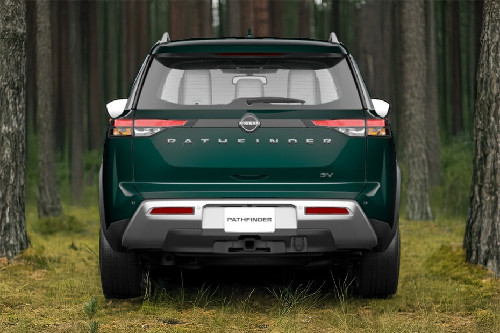 Full Rear View of Nissan Pathfinder