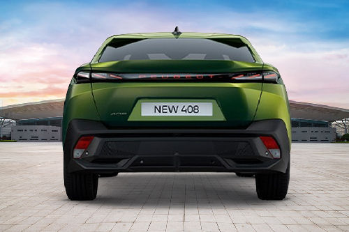 Full Rear View of Peugeot 408