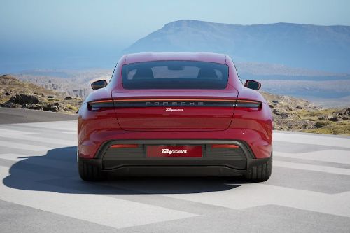 Full Rear View of بورش تايكان