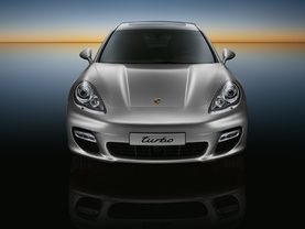 Full Front View of Panamera Turbo