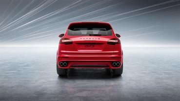 Full Rear View of بورش Cayenne GTS