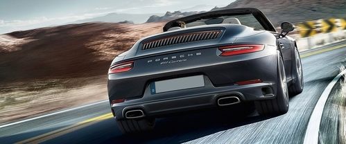 911 Carrera Cabriolet Front deep low Angle View