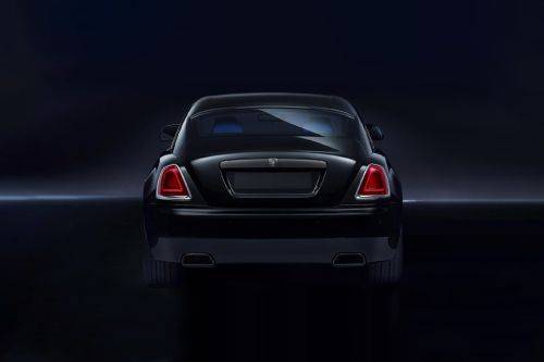Full Rear View of Rolls Royce Wraith