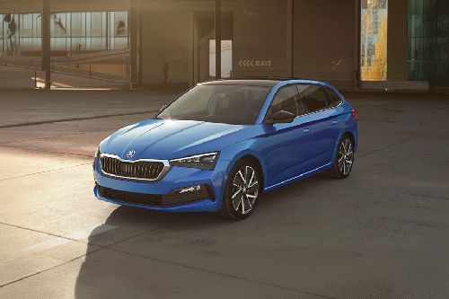 Skoda  Scala Front angle low view
