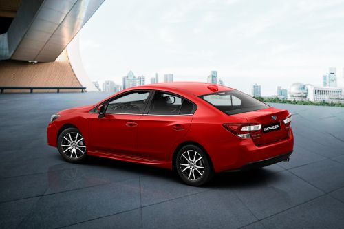 Rear Cross Side View of سوبارو Impreza (2012-2021)