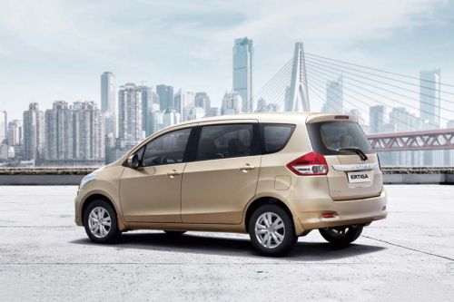 Rear Cross Side View of Suzuki Ertiga