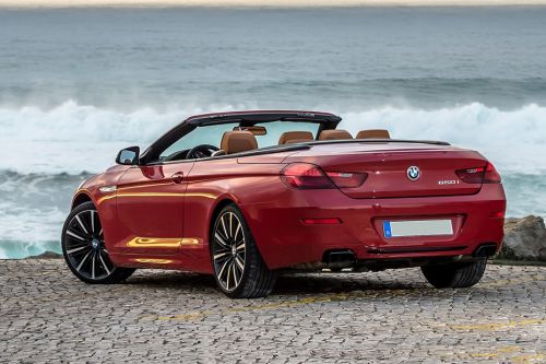 Rear Cross View of BMW 6 Series Convertible