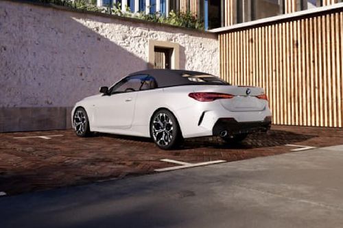 Rear Cross Side View of BMW 4 Series Convertible