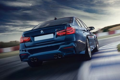 M3 Sedan Rear angle view