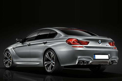 Rear Cross Side View of BMW M6 Gran Coupe