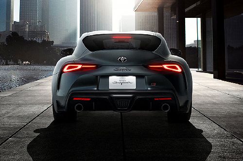 Rear Medium View of Toyota Supra