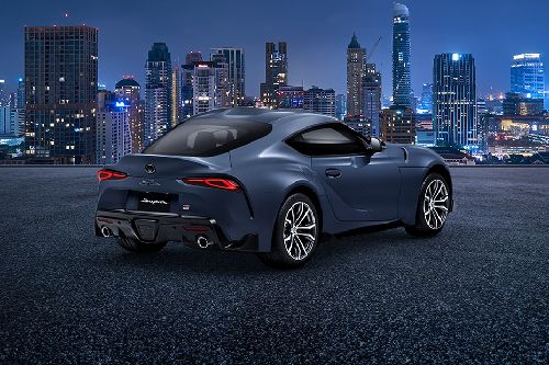 Rear Cross View of Toyota Supra