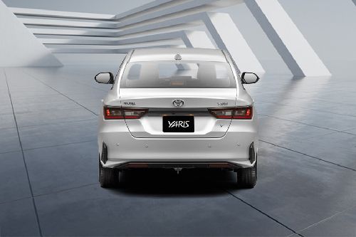 Full Rear View of Toyota Yaris