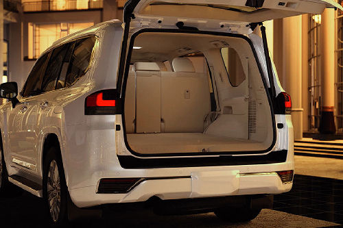 Trunk Open Closer View of Land Cruiser 300