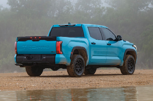 Tundra Rear angle view