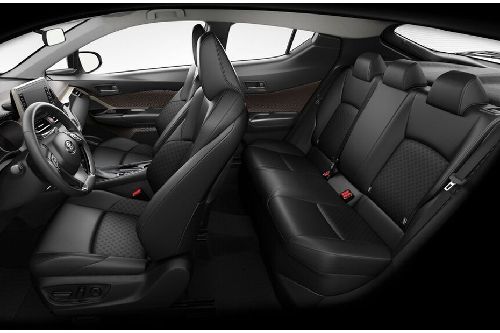 Rear Cross View of Toyota C-HR HEV (2020-2022)