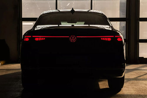 Full Rear View of Volkswagen Passat