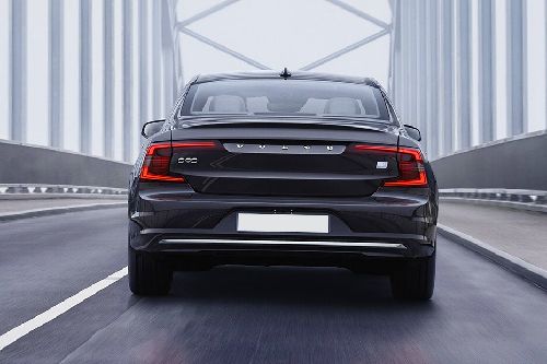 Full Rear View of Volvo S90 Recharge