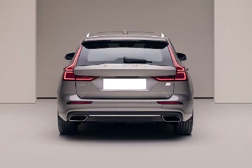 Full Rear View of Volvo V60 Recharge