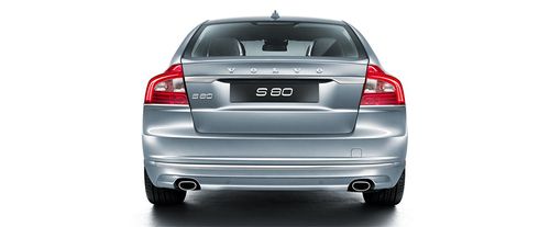 Full Rear View of Volvo S80