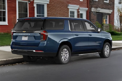 Suburban Rear angle view Suburban Rear angle view