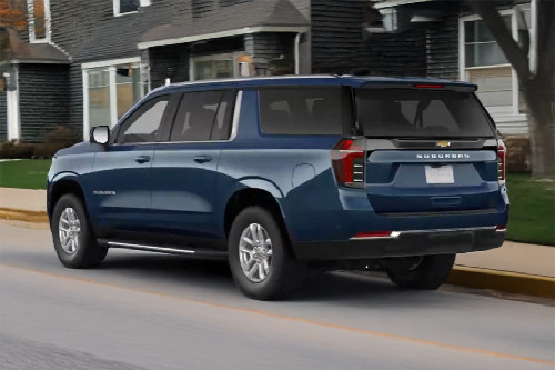 Rear Cross Side View of Chevrolet Suburban Rear Cross Side View of Chevrolet Suburban