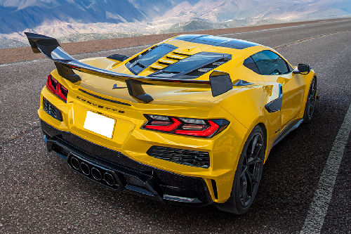 Corvette ZR1 Rear angle view