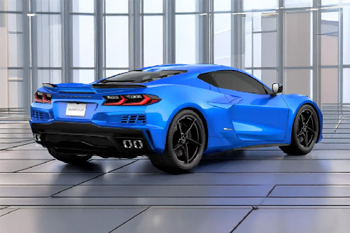 كورفيت إي-راي Rear angle view