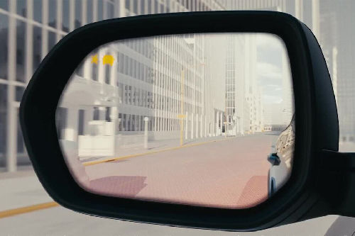 شفروليه Traverse Drivers Side Mirror Rear Angle