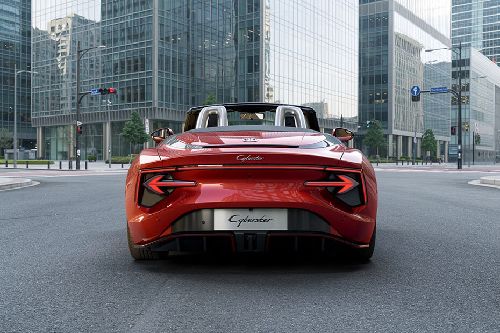 Full Rear View of إم جي سايبرستر