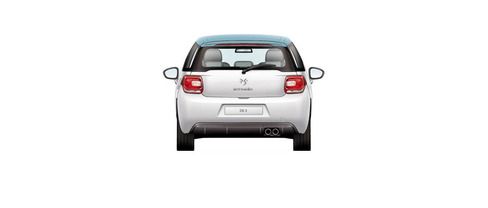 Full Rear View of Citroen DS 3