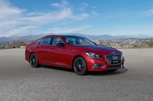 جينيسيس G80 SPORT Front Cross Side View