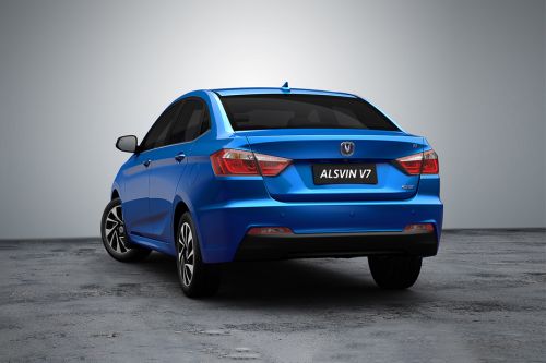 Rear Cross Side View of شانجان ALSVIN V7