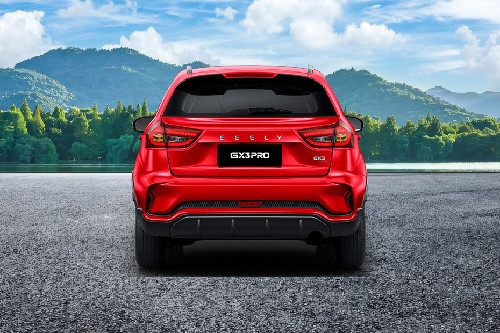 Full Rear View of جيلي جي إكس ٣ برو