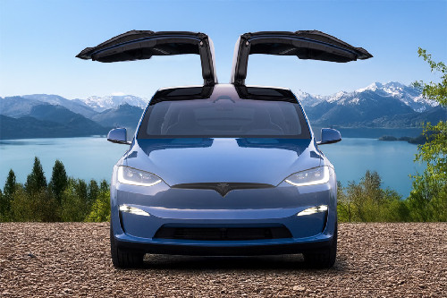 Full Front View of Model X Full Front View of Model X
