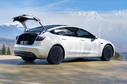 Model 3 Rear angle view