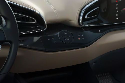 Front AC Controls of Ferrari Purosangue