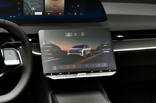 Front AC Controls of Lucid Gravity