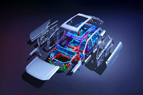 door handle interior of Jaecoo J7