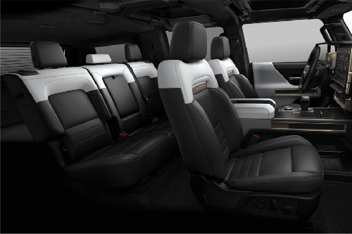 جي إم سي هامر إي في Front And Rear Seats Together