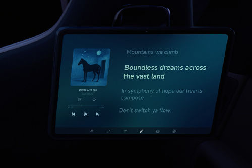 Rear Seat Entertainment of شاومي واي يو 7