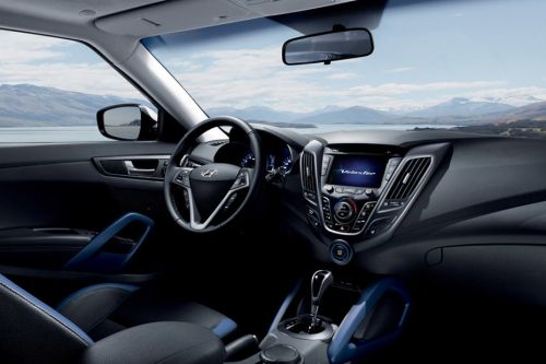 Dashboard View of Veloster Turbo 