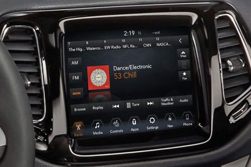 Compass touch screen